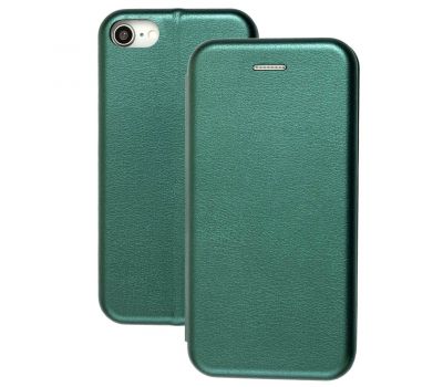 Чохол книжка Premium для iPhone 7/8 зелений