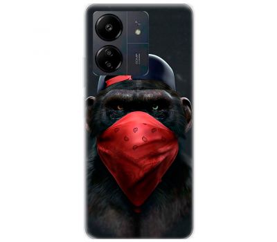 Чохол для Xiaomi Redmi 13C MixCase звірі мавпа гангстер