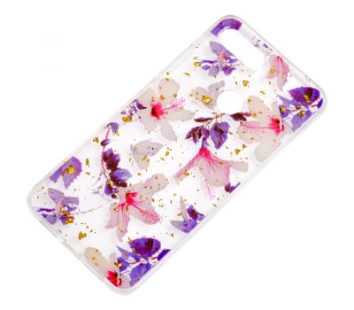 Чохол для Xiaomi Mi 8 Lite Flowers Confetti "китайська фіолетова троянда" 3409019