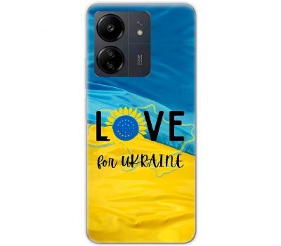 Чохол для Xiaomi Redmi 13C MixCase патріотичні love Ukraine
