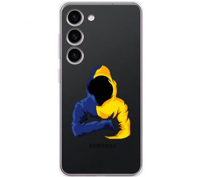 Чохол для Samsung Galaxy S23+ (S916) MixCase патріотичні синьо-жовті кольори