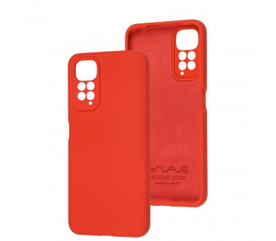 Чохол для Xiaomi Redmi Note 11 / 11s Wave camera Full червоний