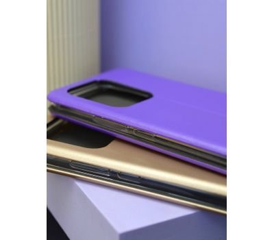 Чохол книжка Premium для Samsung Galaxy A71 (A715) світло-бузковий 3411386