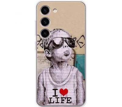 Чохол для Samsung Galaxy S23+ (S916) MixCase графіті I love life