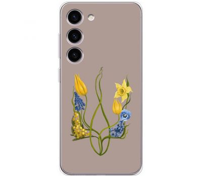 Чохол для Samsung Galaxy S23 (S911) MixCase патріотичні квіти у формі герба