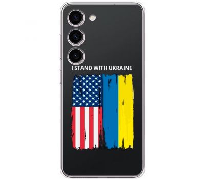 Чохол для Samsung Galaxy S23 (S911) MixCase патріотичні прапори