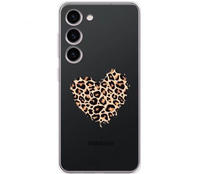 Чохол для Samsung Galaxy S23+ (S916) MixCase Леопард серце
