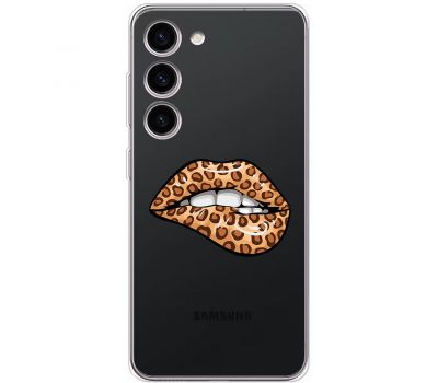 Чохол для Samsung Galaxy S23+ (S916) MixCase Леопард губи