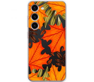 Чохол для Samsung Galaxy S23+ (S916) MixCase осінь жовто-червоне листя клену