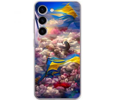 Чохол для Samsung Galaxy S23+ (S916) MixCase патротичні Прапор фарбами