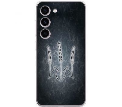 Чохол для Samsung Galaxy S23 (S911) MixCase патротичні Тризуб з пшениці