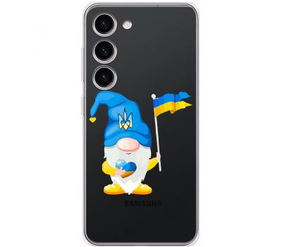 Чохол для Samsung Galaxy S23 (S911) MixCase патріотичні гномік з Україною