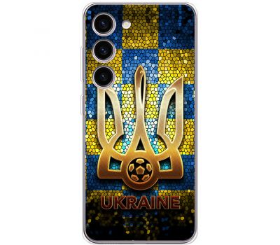 Чохол для Samsung Galaxy S23 (S911) MixCase патріотичні позолочений тризуб