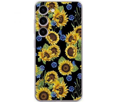 Чохол для Samsung Galaxy S23 (S911) MixCase квіти соняшники