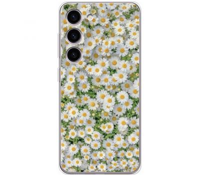 Чохол для Samsung Galaxy S23 (S911) MixCase квіти ромашки фарбами