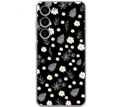 Чохол для Samsung Galaxy S23 (S911) MixCase квіти ромашки і листочки