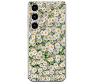 Чохол для Samsung Galaxy S23+ (S916) MixCase квіти ромашки фарбами