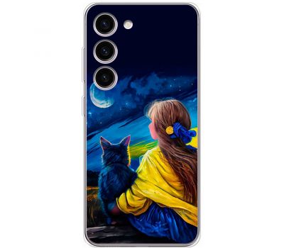 Чохол для Samsung Galaxy S23+ (S916) MixCase патріотичні зіркова ніч картина