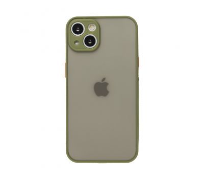 Чохол для iPhone 13 LikGus Totu camera protect зелений