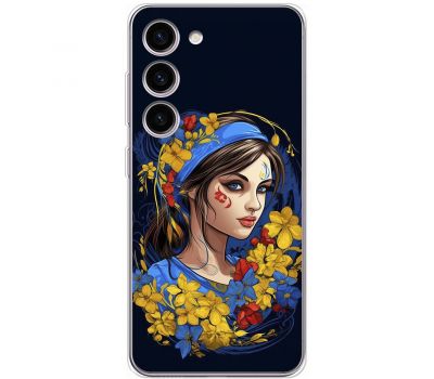 Чохол для Samsung Galaxy S23+ (S916) MixCase патріотичні українка в квітах