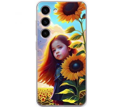 Чохол для Samsung Galaxy S23+ (S916) MixCase патріотичні дівчинка в соняшниках