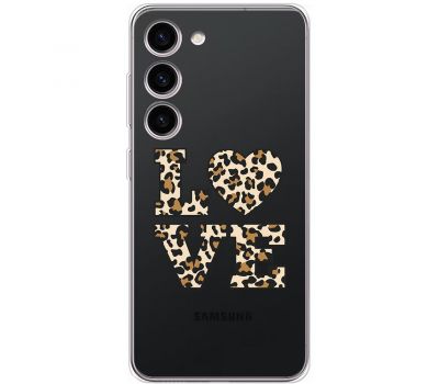 Чохол для Samsung Galaxy S23+ (S916) MixCase Леопард love