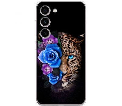 Чохол для Samsung Galaxy S23+ (S916) MixCase Леопард у квітах