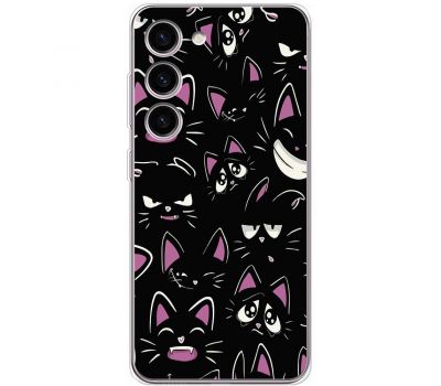 Чохол для Samsung Galaxy S23+ (S916) MixCase мультики black cat