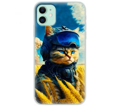 Чохол для iPhone 11 MixCase патріотичні котик