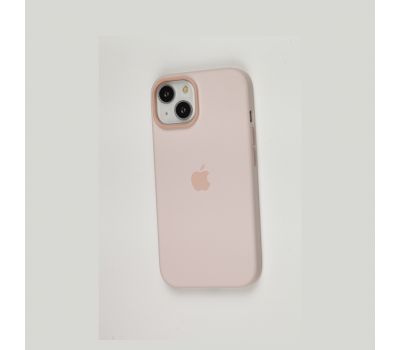 Чохол для iPhone 15 MagSafe Silicone Full Size light pink 3413763