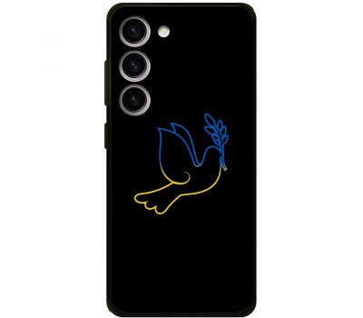 Чохол для Samsung Galaxy S23+ (S916) MixCase патріотичні синє-жовтий голуб