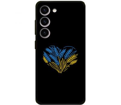 Чохол для Samsung Galaxy S23+ (S916) MixCase патріотичні синьо-жовта пшениця