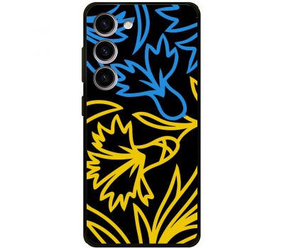 Чохол для Samsung Galaxy S23+ (S916) MixCase патріотичні синє-жовта лілія