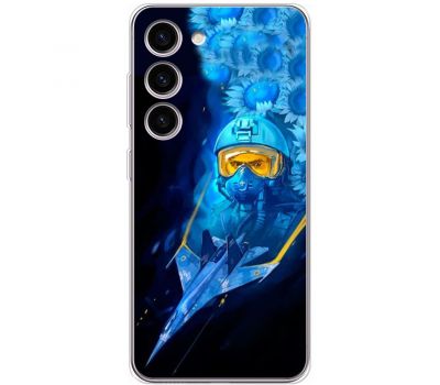 Чохол для Samsung Galaxy S23 (S911) MixCase патріотичні ас і соняшники