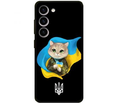 Чохол для Samsung Galaxy S23+ (S916) MixCase патріотичні котик зелені очі