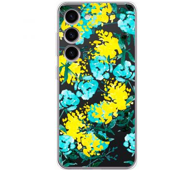 Чохол для Samsung Galaxy S23+ (S916) MixCase патріотичні жовто-блакитні квіти
