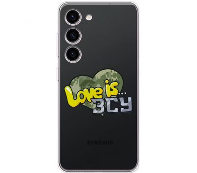 Чохол для Samsung Galaxy S23+ (S916) MixCase патріотичні Love is ЗСУ