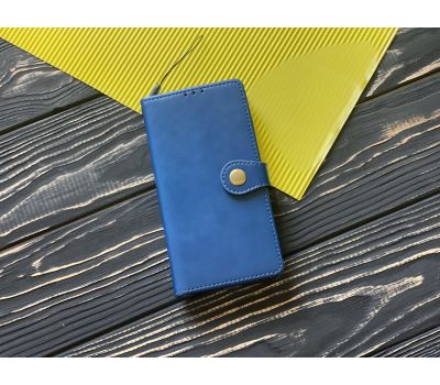 Чохол книжка для Samsung Galaxy A01 (A015) "Gallant з візитницею" синій