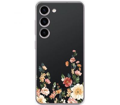 Чохол для Samsung Galaxy S23+ (S916) Mixcase квіти квіточки