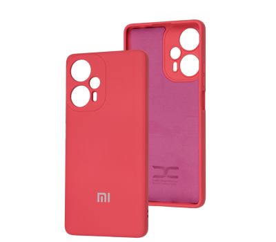 Чохол для Xiaomi Poco F5 / Note 12 Turbo Full camera рожевий / barbie pink