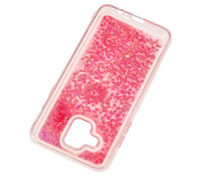 Чохол для Samsung Galaxy A6 2018 (A600) Блиск вода рожевий "донат" 3414020