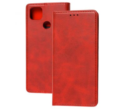 Чохол книжка для Xiaomi Redmi 9C / 10A Black magnet червоний