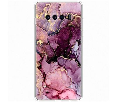 Чохол для Samsung Galaxy S10+ (G975) MixCase мармур рожевий