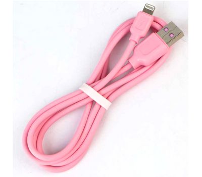 Кабель USB XO NB36 Lightning 2.1A 1m рожевий 3416318