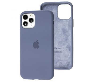 Чохол для iPhone 11 Pro Silicone Full сірий / lavender gray