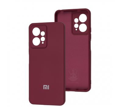 Чохол для Xiaomi Redmi Note 12 4G Silicone Full camera marsala