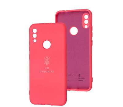 Чохол для Xiaomi Redmi Note 7 / 7 Pro Silicone Full Тризуб рожевий / barbie pink