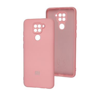 Чохол для Xiaomi Redmi Note 9 Silicone Full camera pink