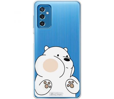 Чохол для Samsung Galaxy M52 (M526) MixCase мультики білий ведмедик