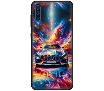 Чохол для Samsung Galaxy A7 2018 (A750) MixCase машини неон кольоровий мікс